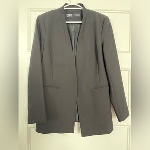 Zara basic black blazer